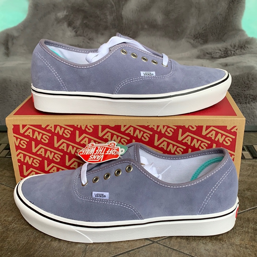 VANS COMFYCUSH AUTHENTIC SUEDE GRANITE BLUE MENS - Picture 4 of 15